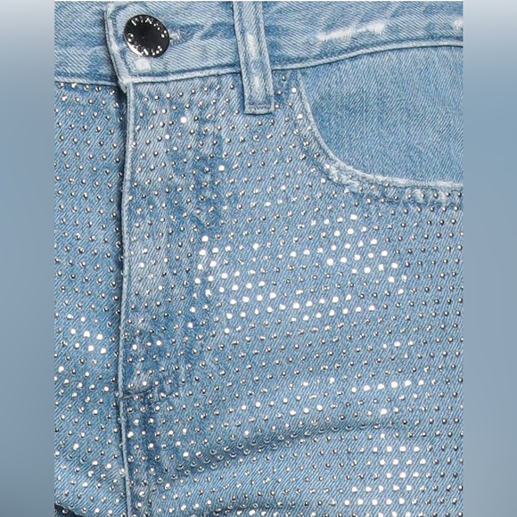 PINKO Crystal/Rhinestone Jeans NEW with tags - Picture 4 of 7